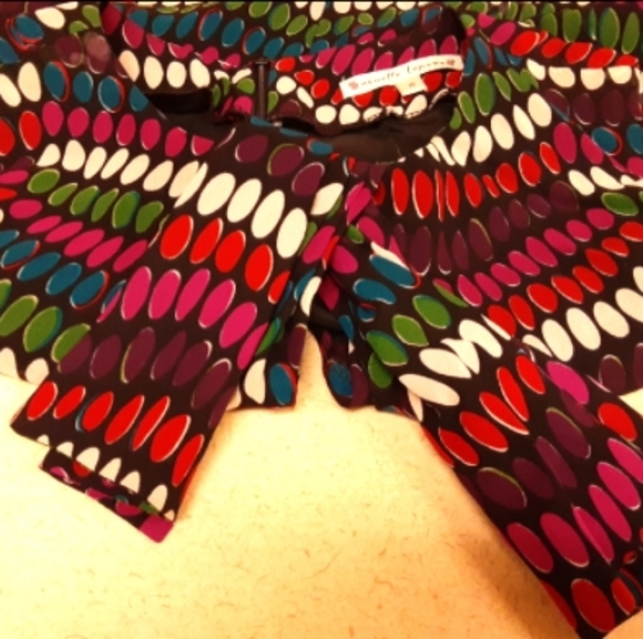 NANETTE LEPORE colorful sleeveless blouse - Picture 5 of 7
